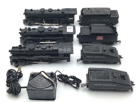 Group of O Gauge Locomotives & Tenders