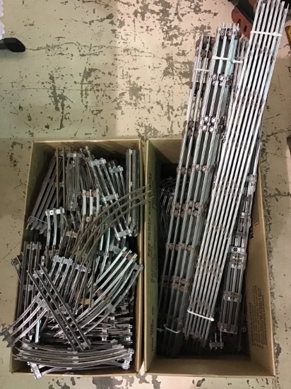 2 Boxes of Various Train Track