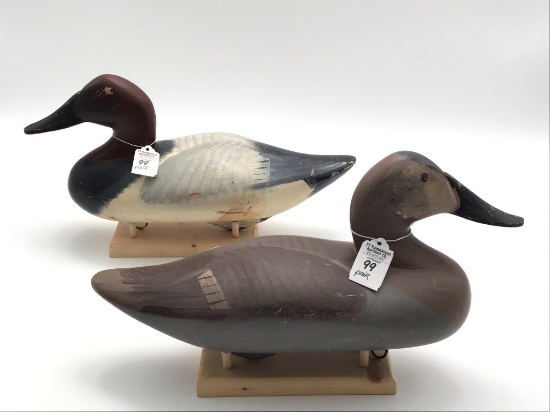 Pair of Canvasbacks by Madison Mitchell