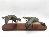 Pair of Flying Ducks on Board by Joe Steele
