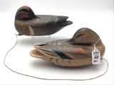 Pair of Green Wing Teals by G.F. Cranwill
