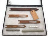 Group of 4 Various Wood Net Needles