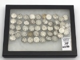 Collection of 50 Mercury Dimes