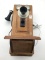 Wall Hanging Telephone Marked W.T. Storey