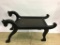 Horse Head Design Sm Wood Table
