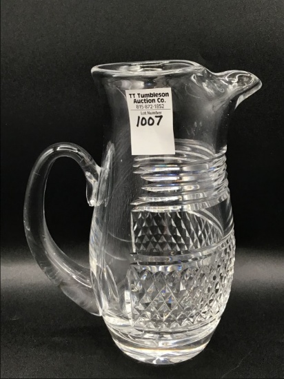 Waterford Pitcher  (7 3/4 Inches Tall)