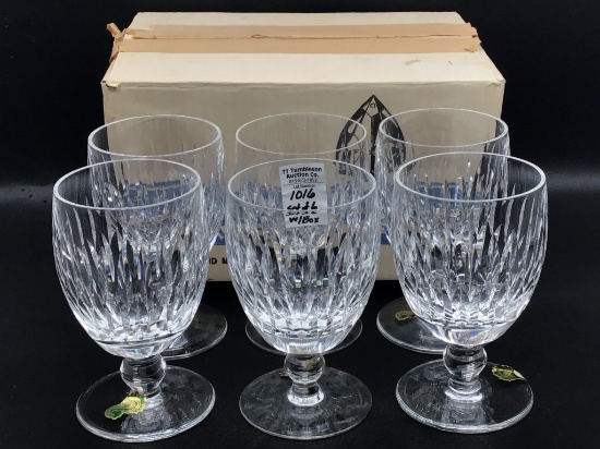 Set of 6 Waterford Crystal Stemware w/ Box