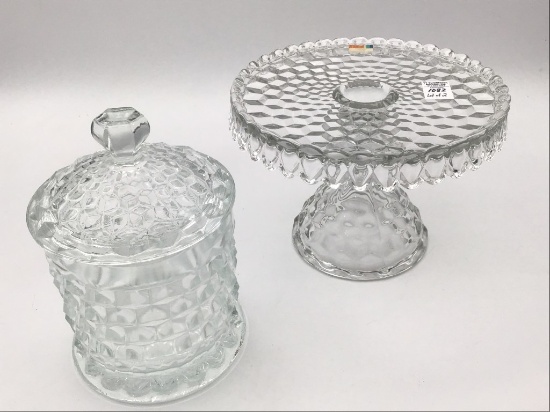 Lot of 2 American Fostoria PIeces Including