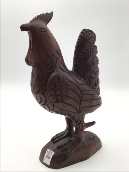 Carved Wood Chicken or Rooster