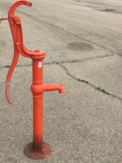 Orange Paint Pump w/ Handle (Handle is