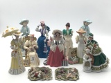 Lot of 11 Including 2-Figurine Statues w/ Dog