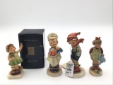 Lot of 4 Goebel Hummel Germany Figurines