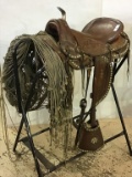 Western Saddle w/ Fly Net