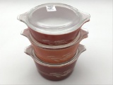 Vintage Pyrex Autumn Harvest Wheat Casserole