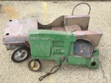 Child's Toy Car & JD Pedal Tractor