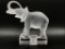Lalique France Crystal Elephant Lg. Paperweight