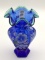 Fenton 75th Celebration Vase w Floral