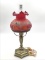 Fenton Electrified Christmas Lamp-The Way Home