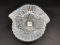 Jefferson White Opalescent Swirling Maze Bowl