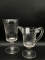 Lot of 2 Early American Pattern Glass Psyche