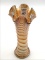 Imperial Marigold Carnival Glass Ripple Vase