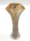 Butterscotch Carmel Slag Glass Vase
