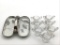 Haviland Hand Painted Divided Relish Dish-Silver