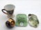 Lot of 4 Painted Porcelain Pieces Including