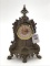Sm. Ornate Metal Bedroom Wind Up Clock