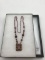 Vintage Amethyst Glass Bead Necklace