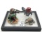 Lot of 4 Jeweled Boxes Including Frog,