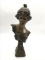 Ladies Plaster Bust Statue (20 1/2 Inches Tall)
