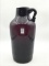 Very Lg. Dark Amethyst Glass Handled Vase