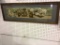 Framed Vintage Yard Long of Puppies
