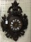 Carved Black Forrest Keywind Clock w/ Dog &