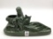 Dark Green Redwing Figural Planter
