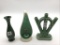 Lot of 3 Pottery Pieces Including Redwing Art