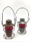 Lot of 2 Lanterns Including One Marked