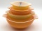 Vintage Pyrex Set of 4 Cinderella Mixing Bowls