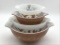 Vintage Pyrex Set of 4 Cinderella Mixing Bowls-