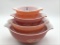 Vintage Pyrex Set of 4 Cinderella Mixing Bowls-