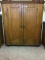 Nice Primitive Two Door Cabinet w/ Rounded