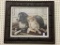 Framed Print of Sleeping Girl w/ Doll & Dog
