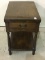 Wood One Drawer Side or Lamp Table