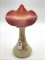 Fenton Yellow Burmese Satin Rose Blush Hand