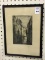 Framed Architectural Signed Engraving