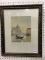 Framed Signed Scenic Venice Print