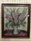 Lg. Framed Floral Painting Bouquet of Flowers