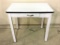 Black & White Porcelain Top One Drawer Work Table