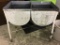 Painted Galvanized Dbl Rinse Tub
